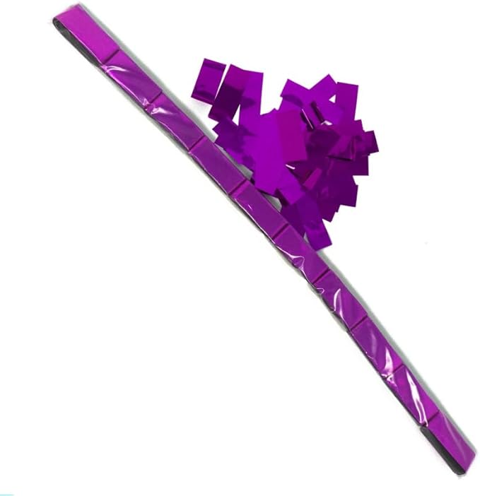 Ultimate Confetti - Purple Metallic Confetti - Speed Load Cannon Sleeve (1/4lb)