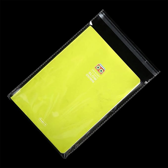 Self Sealing Cellophane Bags, Clear Resealable Bags for Packaging Clothing, 11x15 in, 100 Pcs