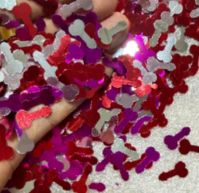 1 Pack Colorful Glitter BACHELORETTE Party Confetti Favor Sprinkle Table Decoration for Cannon Celebration Wedding Engagement Supplies Y8 Set Q32