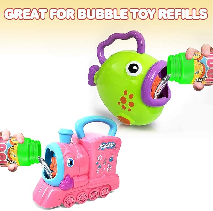 ArtCreativity 48 Pack Bubble Bottles with Wand - Bubbles for Kids Bulk Party Favors, Outdoor Summer Toys, Birthday Goodie Bag Fillers, Bulk Bubbles for Kids in Assorted Colors