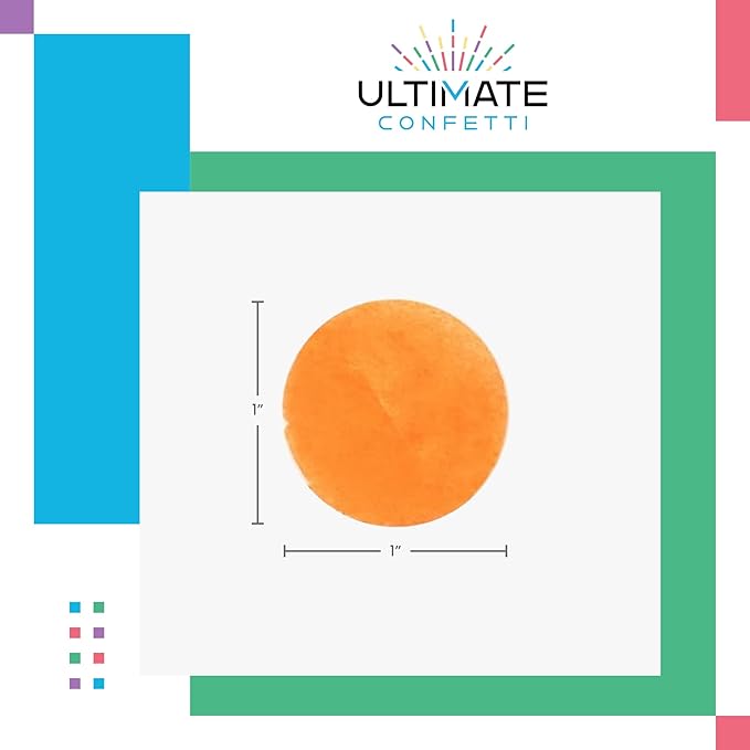 Ultimate Confetti, Dark Green Biodegradable Confetti Circles - Flame-Resistant and Slow-Falling Round Tissue Paper Confetti for Cannon and Launcher use – Best for Celebrations - 1 lb, 16 oz