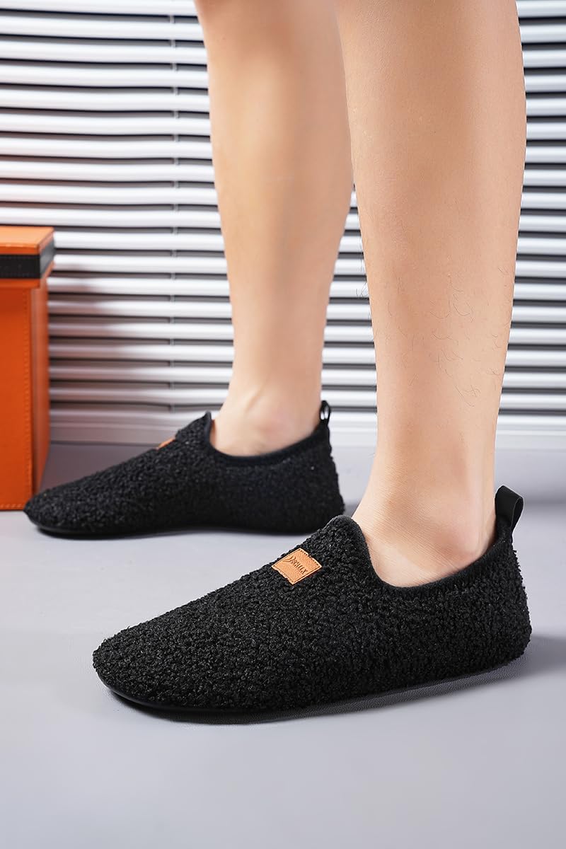 Adult Indoor House Slippers Socks Lightweight Non Slip Grip House Home Shoes for Women Men