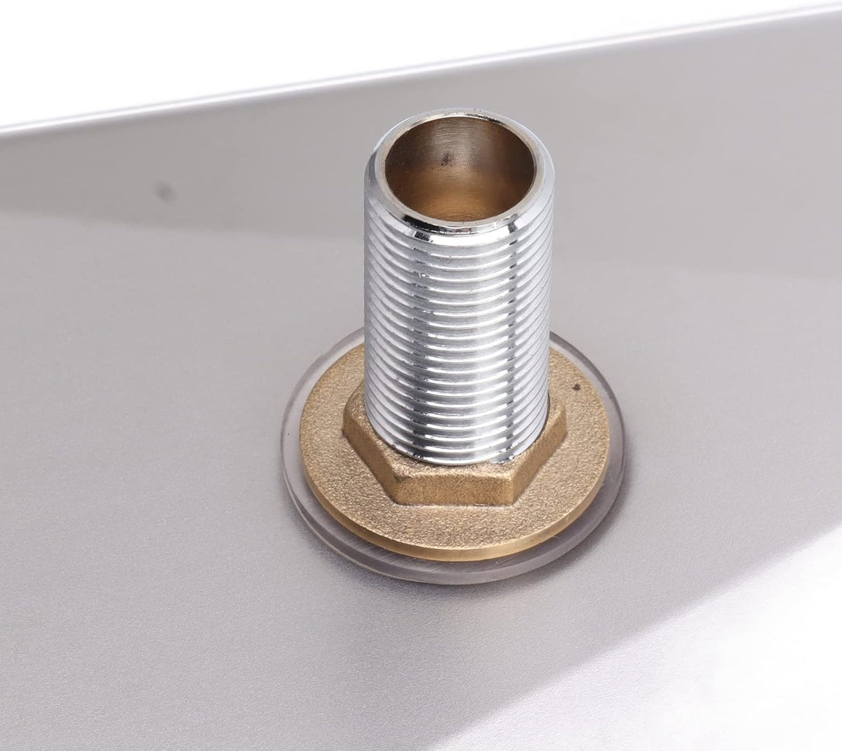 Pitcher Rinser, Stainless Steel Countertop Cup Washer Spray Rinser, Glass Rinser with Multi Angle Outlet Water, Drain and Drip Tray, Hose