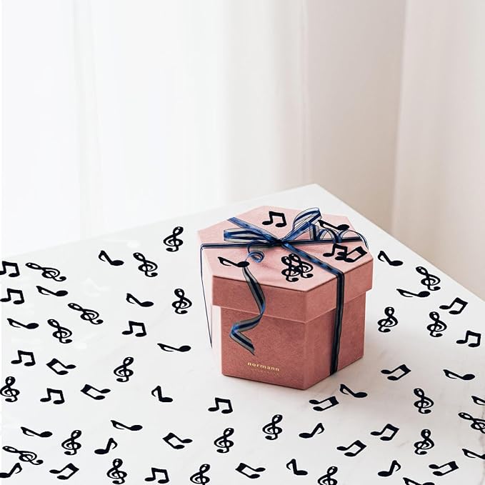 Confetti Music Confetti Birthday Wedding Party Decoration Event Supplies.(Music Black)