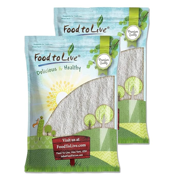Food to Live Rye Flour, 2 Pounds – Stone Ground from Whole Grain Rye Berries, Kosher, Vegan, Bulk, Great for Bread Baking, Product of the USA