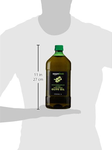 Fresh, Mediterranean Blend Extra Virgin Olive Oil, 2QT 3.6 Fl Oz (2L)