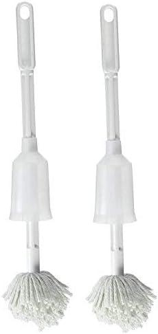 Fuller Brush Toilet Bowl Cleaner Brush – Antimicrobial Toilet Swab with Soft Non-Scratch Head, Long Handle, Deep Cleaning Under Rim (Pack of 2)
