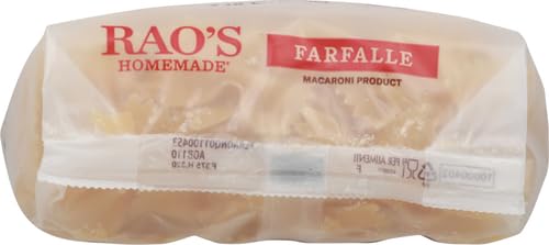 Rao's Homemade Farfalle Pasta, 16oz, Traditionally Crafted, Premium Quality, From Durum Semolina Flour, Imported from Italy, 1 Pound