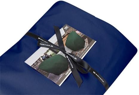 Eevelle Meridian Patio Oval Table Set Cover with Marine Grade Fabric - Outdoor Table Cover - Furniture Set Covers for Dining Table - Easy to Install - (25.5"H x 80"L x 56"W, Navy)