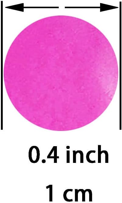 Hot Pink Metallic Foil Round Table Confetti Decor Circle Dot Mylar Table Scatter Confetti Girls Women Birthday Wedding Bachelorette Under the Sea Baby Shower Graduation Party Confetti Decorations, 60g