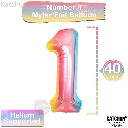 KatchOn Number One Balloon for First Birthday 40 Inch