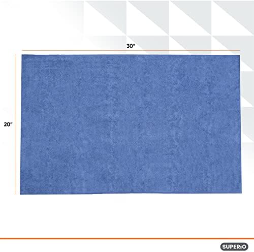 Superio Microfiber Squeegee Towel Extra Large Miracle Cloth 20 x 30 Streak Free Microfiber Floor Cloth-Rag for Cleaning House, Kitchen