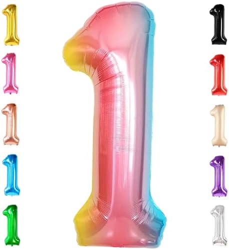 KatchOn Number One Balloon for First Birthday 40 Inch