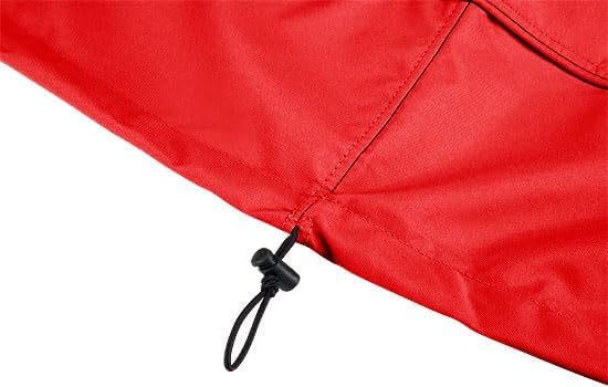 Eevelle Meridian Patio BBQ Grill Cover for Outdoor Grill - Marine Grade Fabric - Durable - Waterproof Covers - All-Weather Protection Barbeque Gas Grill Cover – (48" H x 58" W x 24" D, Red)