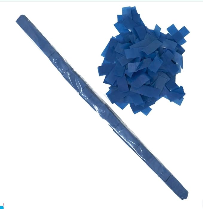 Ultimate Confetti - Dark Blue Tissue Confetti - Speed Load Cannon Sleeve (1/4lb)