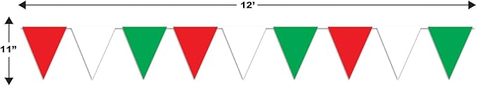 RWG Indoor/Outdoor Pennant Banner Party Accessory (1 count) (1/Pkg)