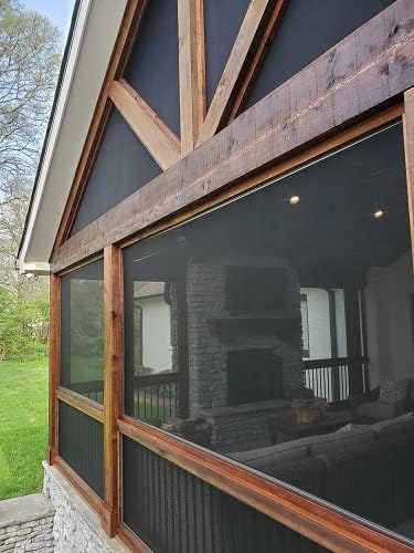 Super Screen 20/20 No-See-Um Screen - (144 in x 100 ft) - Weather & Pet Proof Screen - Porch & Patio Screen - Durable Screen Mesh Roll - Window Screen Replacement Bug Mesh - Dog & Cat Proof Screen