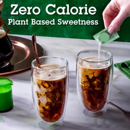 Sugar and Sweeteners Variety Pack - 50 Pure Cane Sugar, 30 Brown Sugar, 50 Stevia Leaf Sweetner, 50 Pink Sweetener, 100 Plastic Stirrers