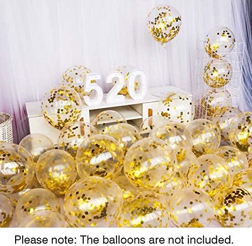 BATTIFE Metallic Glitter Foil Confetti Round Table Confetti Dots for Wedding Party Celebration Decorations 1.8oz - 0.6inch (Gold)
