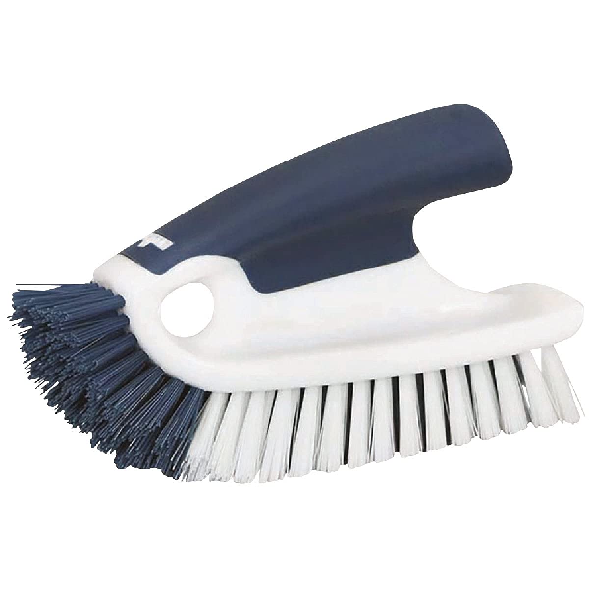 Unger Cookware and Bakeware Dish Scrubbing Brush with Scraper, Kitchen and Dish Washing Scrubber, Non-Slip Cleaning Supplies