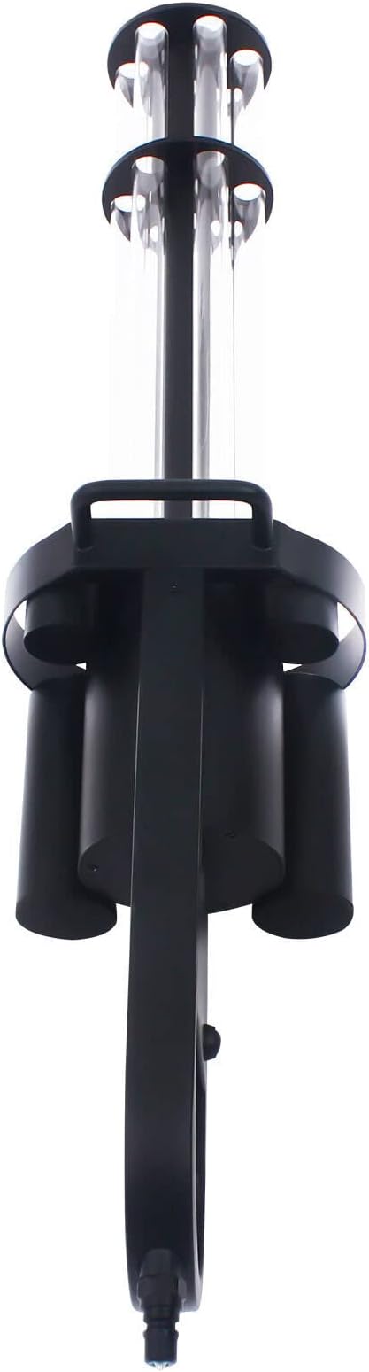 Handheld LED CO2 Gun Full-Color CO2 Cryo Jet Machine DJ CO2 Fog Cannon Dry Ice Fog Machine with Gas Hose & Batteries 26-33ft Spray for Stage Effect, Concert, Party, Wedding