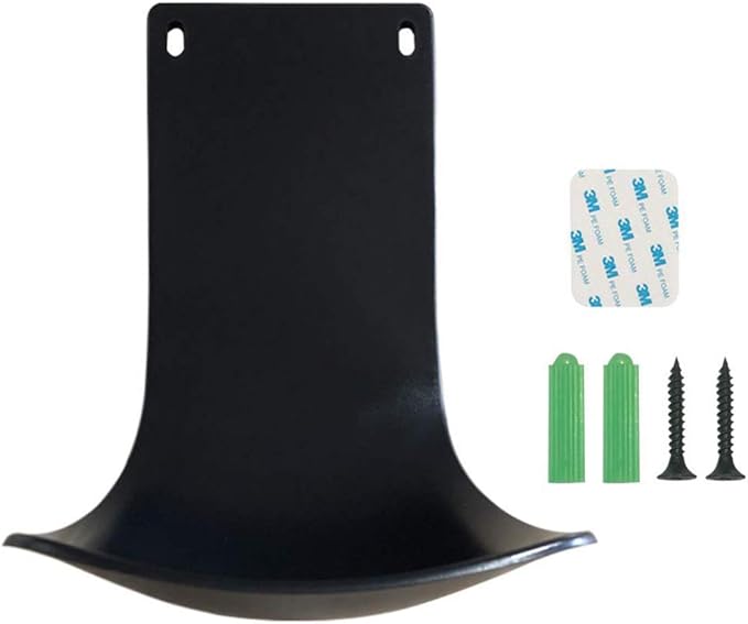 Cotn - Drip Tray for Automatic Soap Dispenser, Wall Mount and Hand Sanitizer Dispenser, Dispenser Stand,Soap Dispenser Bracket, (Black with Hole and a Pair of Nails) 5.3 x 4.0 x 7.0 inches