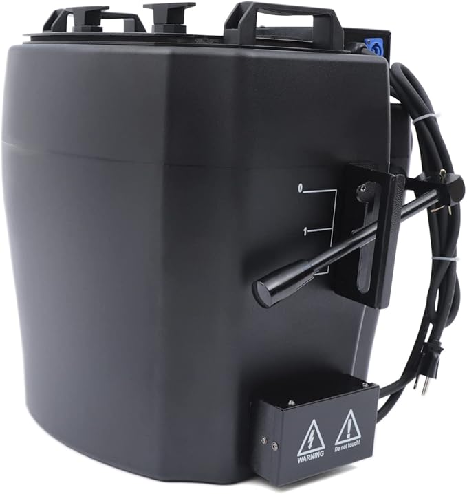 Stage Smoke Fog Machine 6000W CO2 Jet Stage Effect Dry Ice Machine 2150ft² Coverage Halloween Wedding Disco Club Christmas Party DJ Stage Fogger
