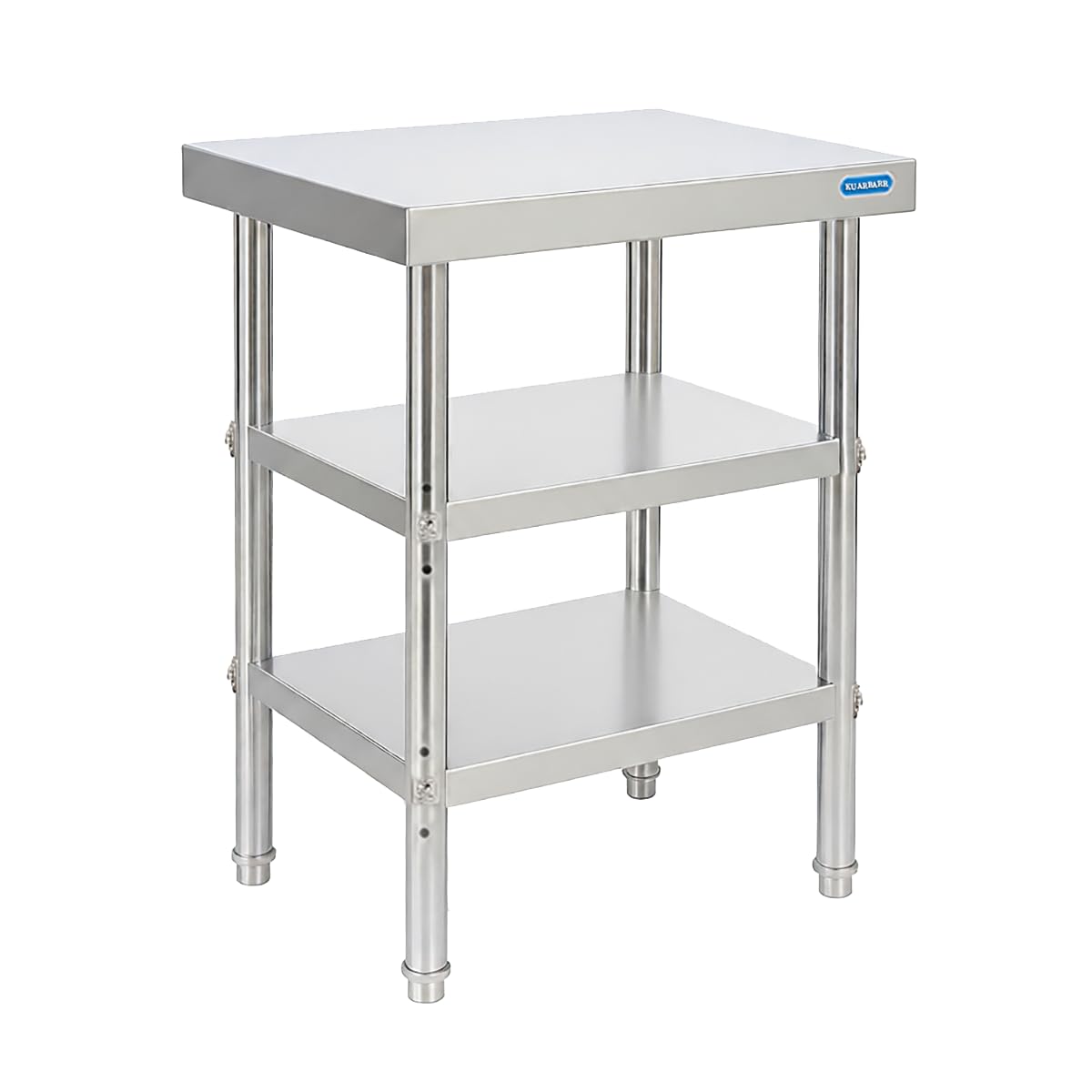 Stainless Steel Table Stainless Steel Prep Table 18 x 24 Inch, NSF Metal Commercial SS Kitchen Prep Worktable for Restaurant Kitchen Garage Warehouse