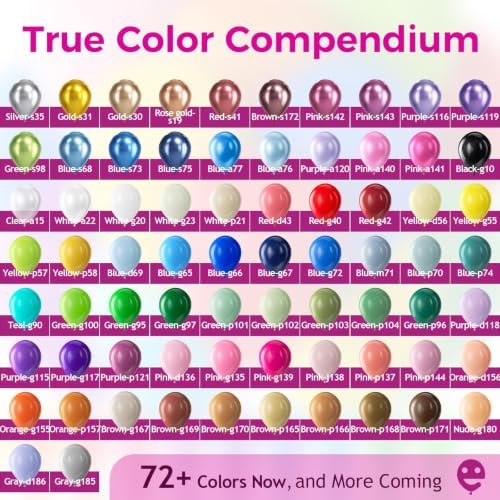 Bezente Coral Latex Party Balloons 150 Pack 5 inch