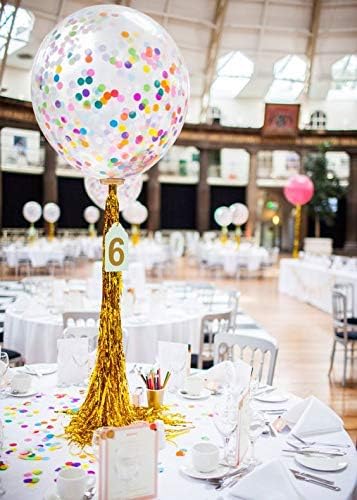 BATTIFE 7.1oz Colorful Tissue Paper Confetti, 1inch Large Bag Round Confetti for Wedding Birthday Party Celebrations, Multicolor 25000 Pieces