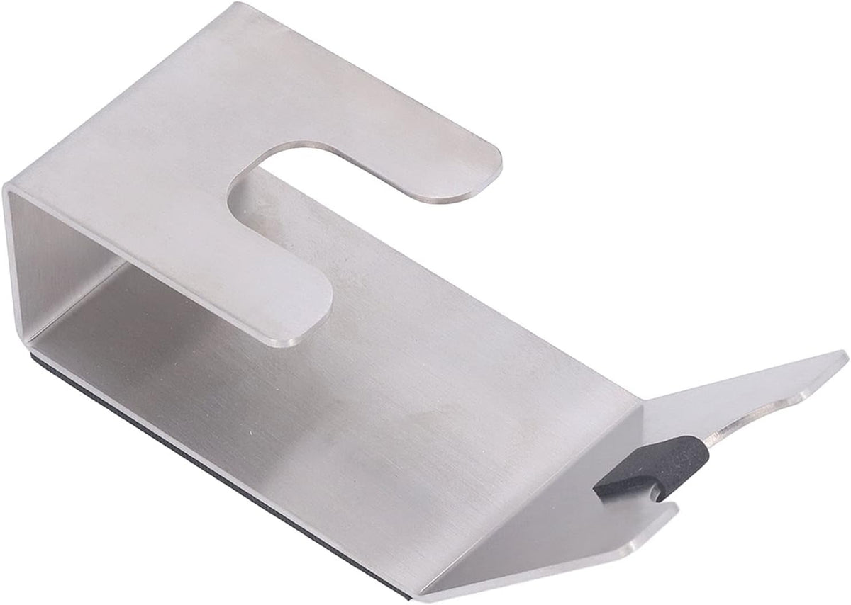 Coffee Portafilter Holder Sturdy Coffee Tamper Holder Stand, Bottomless Single Double Spout Coffee Tamper Holder Support Rack Silver for 51mm 53mm 54mm 58mm Espresso Portafilter