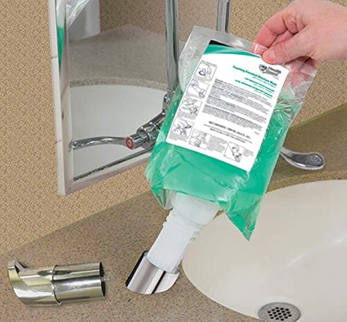 TOPFILL™ Manual Counter Mount Dispenser, Refills from Above The Counter, Chrome Finish, Kutol #9930CHR, Sold one Each