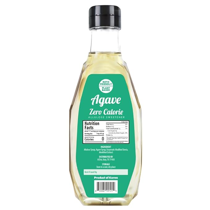 ALTist Allulose Syrup Sweetener – Zero Calorie Liquid Sugar Alternative, Keto, Vegan, Non-GMO, Plant-Based, 1:1 Sugar Replacement, No Net Carbs