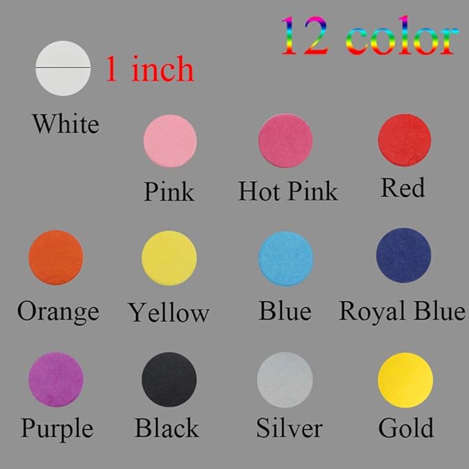 White Confetti 1 inch Paper Confetti Circles for Table Wedding & Birthday Party Decoration 5000 pcs