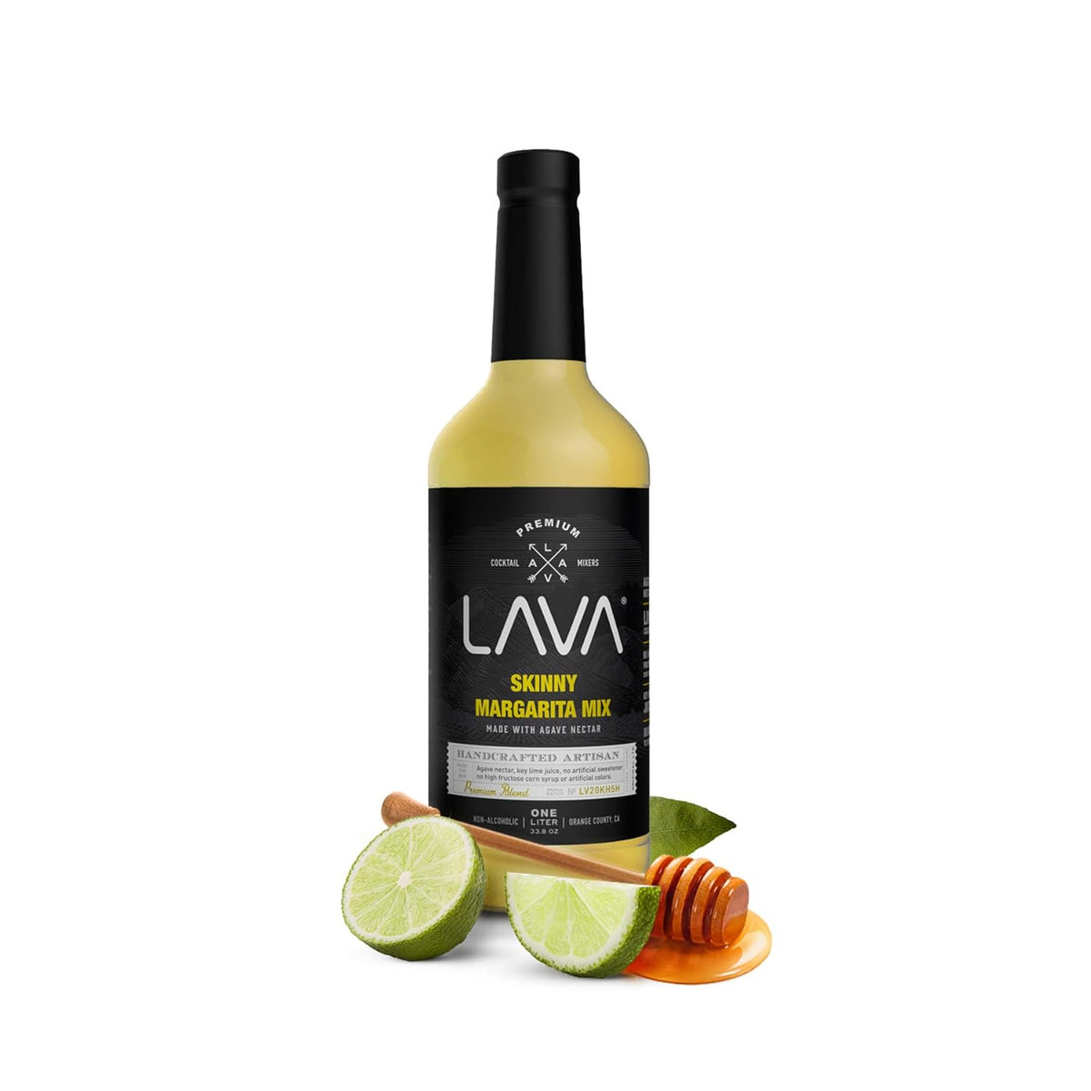 3 Pack) Lava Premium Margarita Mix Variety Pack Comes with Spicy Jalapeno, Skinny Margarita, & Spicy Watermelon Habanero, 1-Liter (33.8oz)