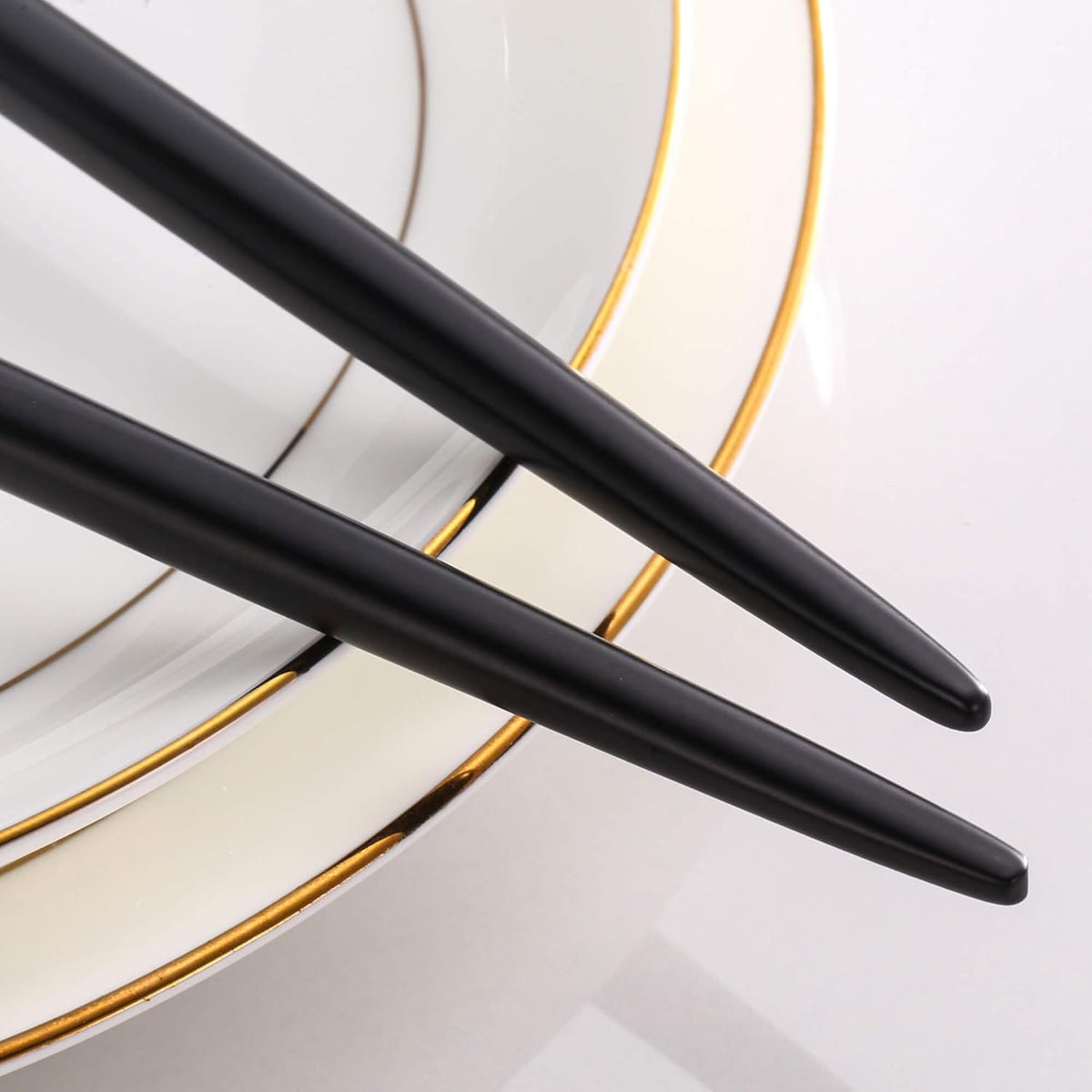Lemeya Silver Black Salad Serving Utensils,Serving Spoons Stainless Steel,2Pcs Long Handle Salad Servers 11.42 Inch,Salad Utensils for Serving