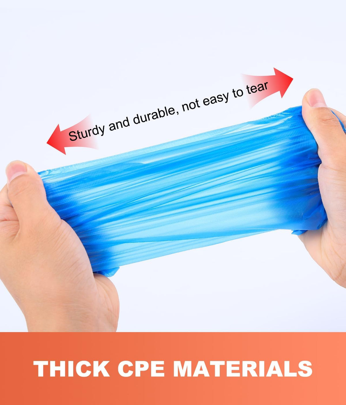 Shoe Covers Disposable Non Slip - 70‑Pack Compact Tear‑Off Roll, Waterproof CPE Boot Covers,Disposable Shoe Covers, Shoe Booties for Indoor Use, Home Cleaning, Real Estate (One Size Fits Most)