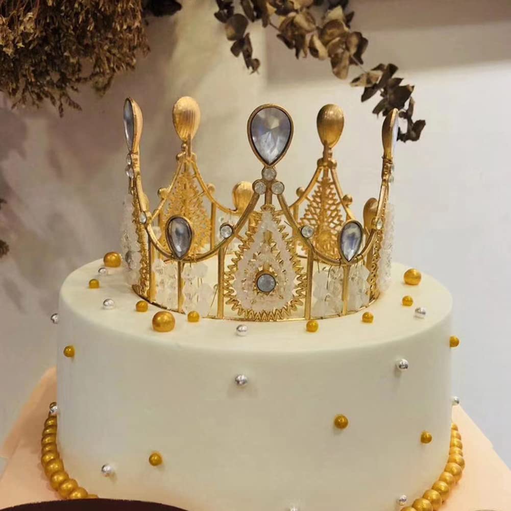 Edible Gold Sugar Pearls Candy Sprinkles 120G/ 4.23Ounce Baking Cake Sprinkles Cupcake and Cake Topper Cookie Decorations Wedding Party Valentines