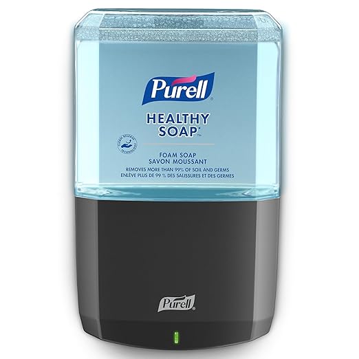 PURELL ES8 Automatic Soap Dispenser, Graphite, for 1200 mL PURELL ES8 HEALTHY SOAP Refills (Pack of 1) - 7734-01 - Manufactured by GOJO, Inc.
