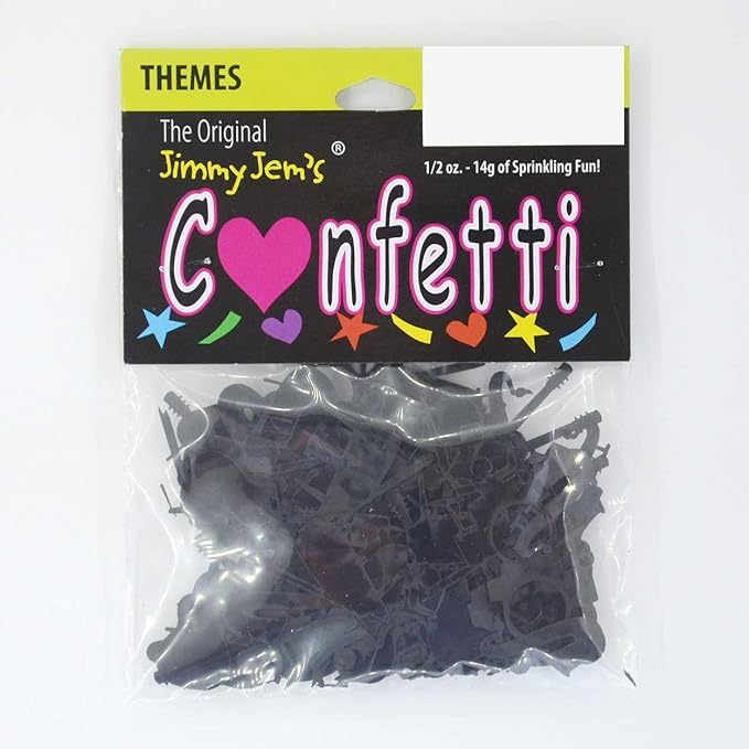 Confetti Music Instruments Black - Retail Pack #9427 QS0