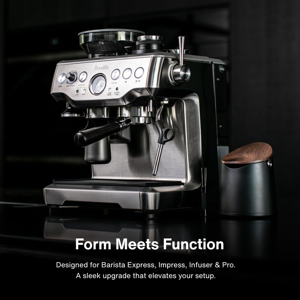 Crema Coffee Products Replacement Steam Lever for Breville Espresso Machines, Ergonomic Stainless Steel Design, Compatible with Barista Express