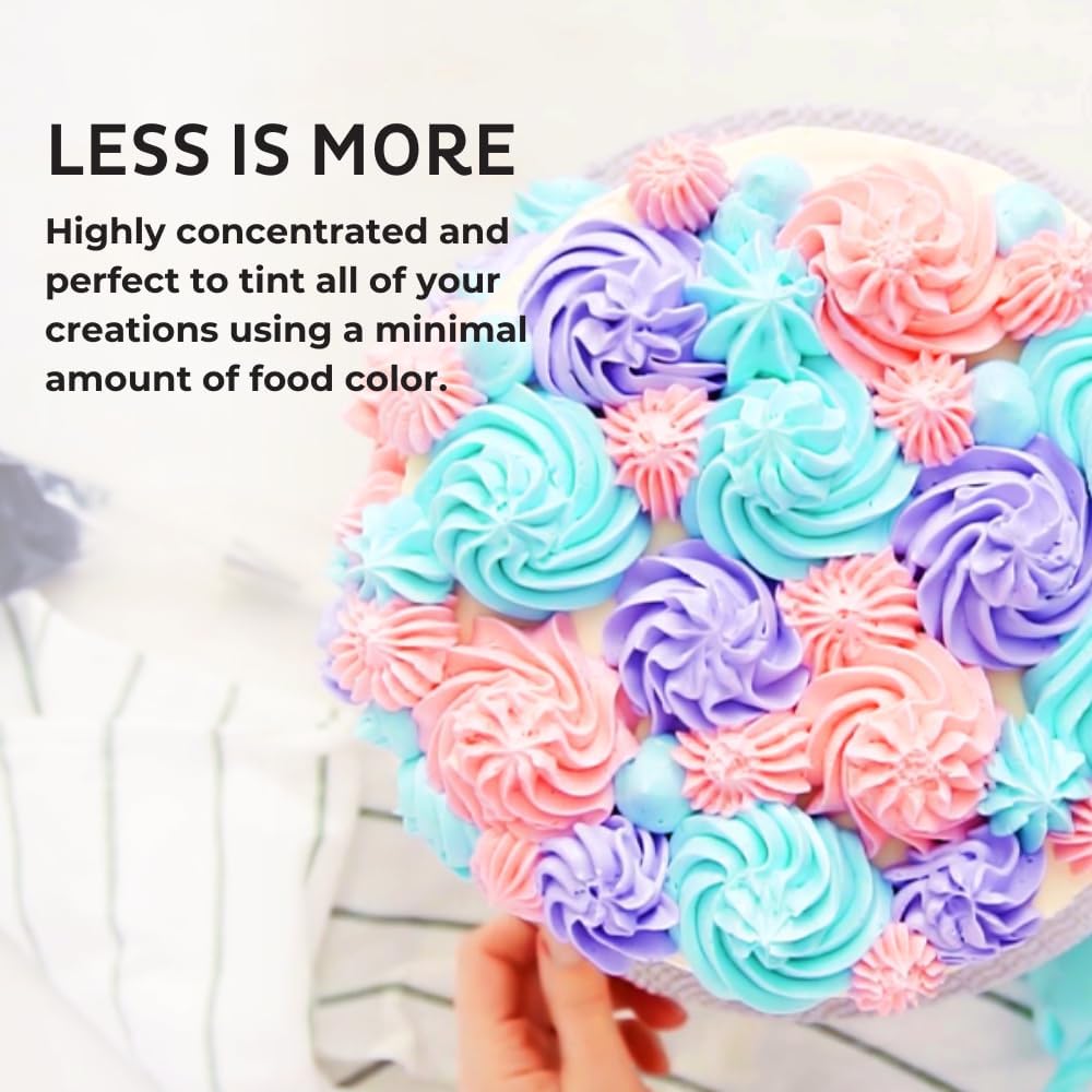 Chefmaster Sky Blue Gel Food Coloring | Vibrant Color | Professional-Grade Dye for Icing, Frosting, Fondant | Baking &amp; Decorating | Fade-Resistant | Easy-to-Use | Made in USA | 20 oz