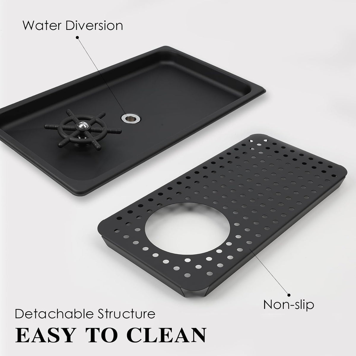 Pitcher Washer, Espresso Washer, Drainage and Drip Tray Stainless Steel Bar Glass Washer is The Sink