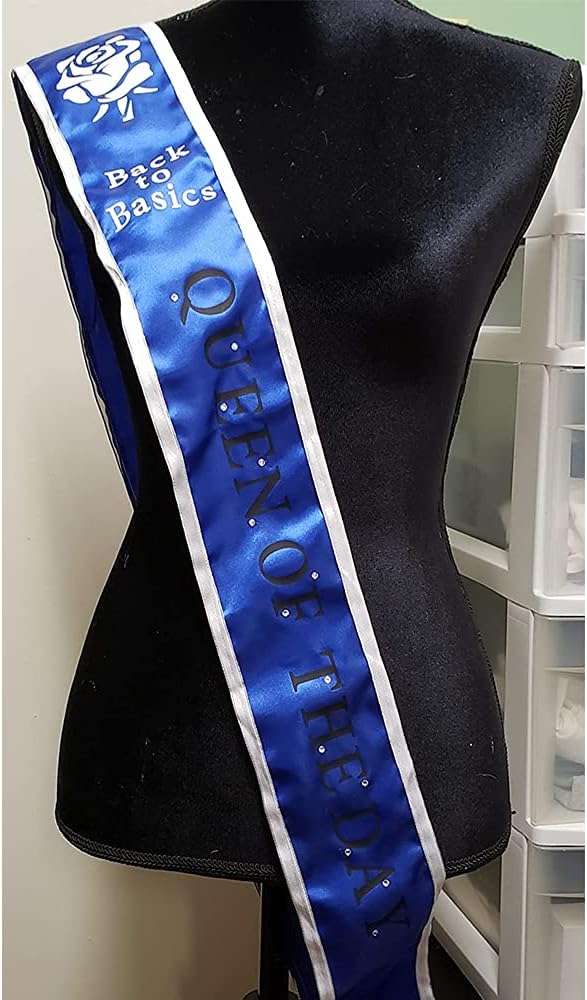 TONIFUL 6 inch x 22yd Wide Royal Blue Satin Ribbon Solid Fabric Large Ribbon for Grand Opening Cutting Ceremony Wedding Birthday Party Decoration Gift Craft Chair Sash Table Car Bows Indoor or Outdoor