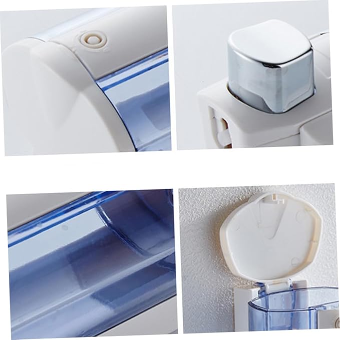 Wall Mounted Foaming Soap Dispenser Easy Install Liquid Soap Pump for Bathroom Kitchen Sink and Shower Non-Leakage Design Window Single