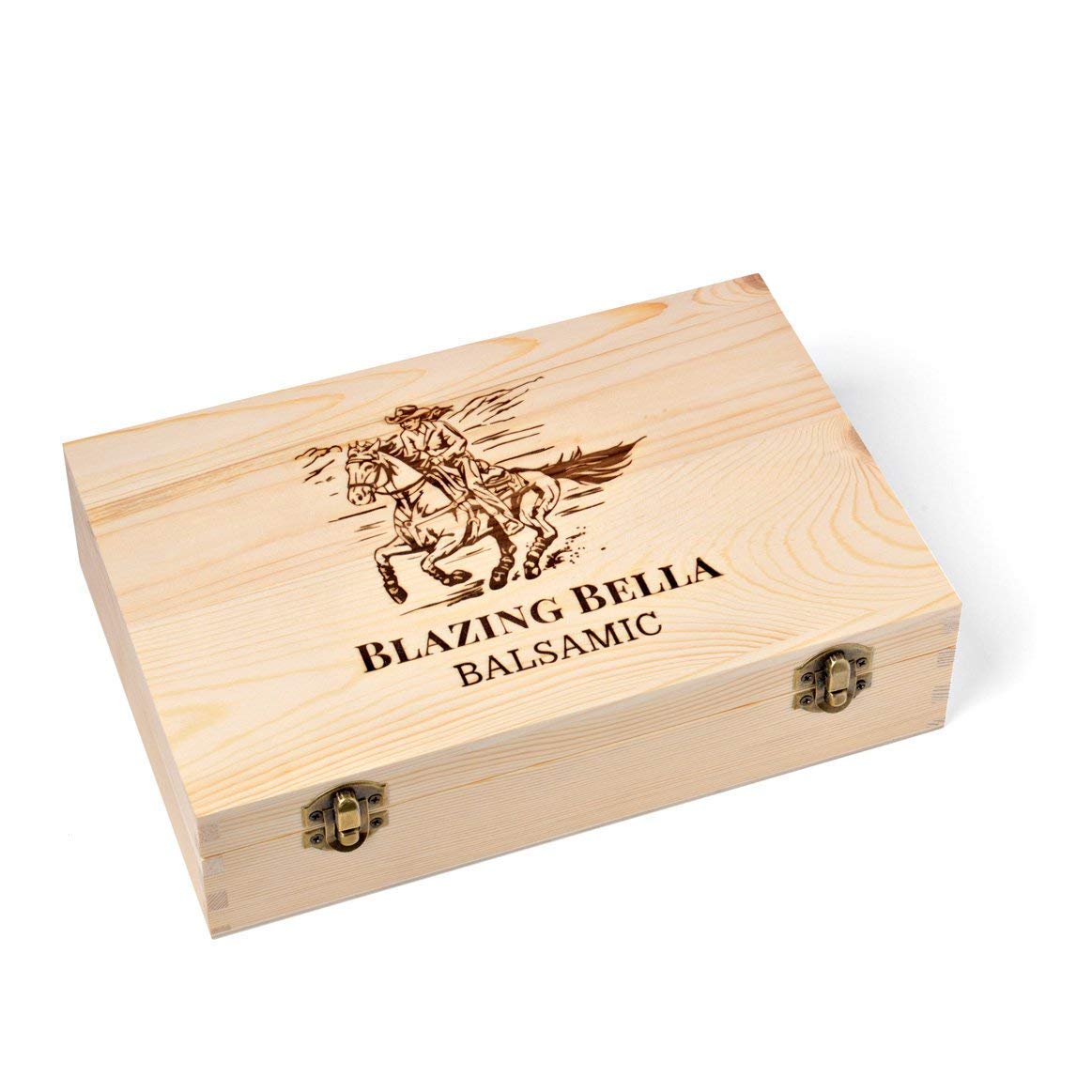 Blazing Bella Chef’s Set – Balsamic Vinegar and Olive Oil Set – Barrel-Aged Balsamic from Modena, Italy &amp; Cold-Pressed California Olive Oils – 5 Essential Flavors – 100ml Bottles