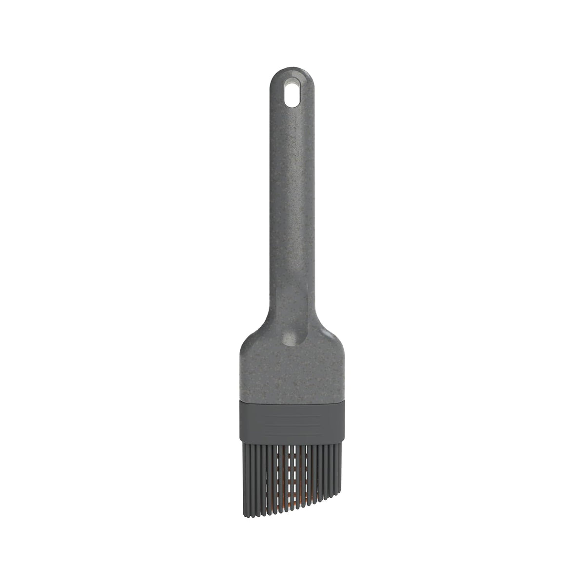Zyliss Silicone Basting Brush - Heat-Resistant Non-Shedding Bristles with Center Grid for Better Coverage - Curved Handle