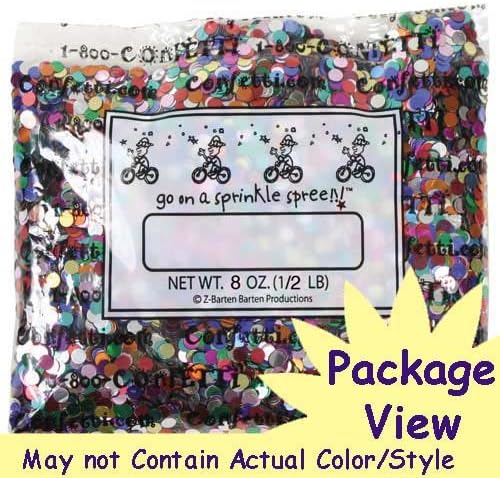 Confetti Music Instruments MultiColors - Half Pound (8 oz) #9429 Q08