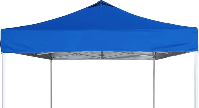SCOCANOPY Commercial 10x10 Pop Up Canopy Replacement Cover Top with Air Vent,Canopy Cover ONLY, (Royal Blue)
