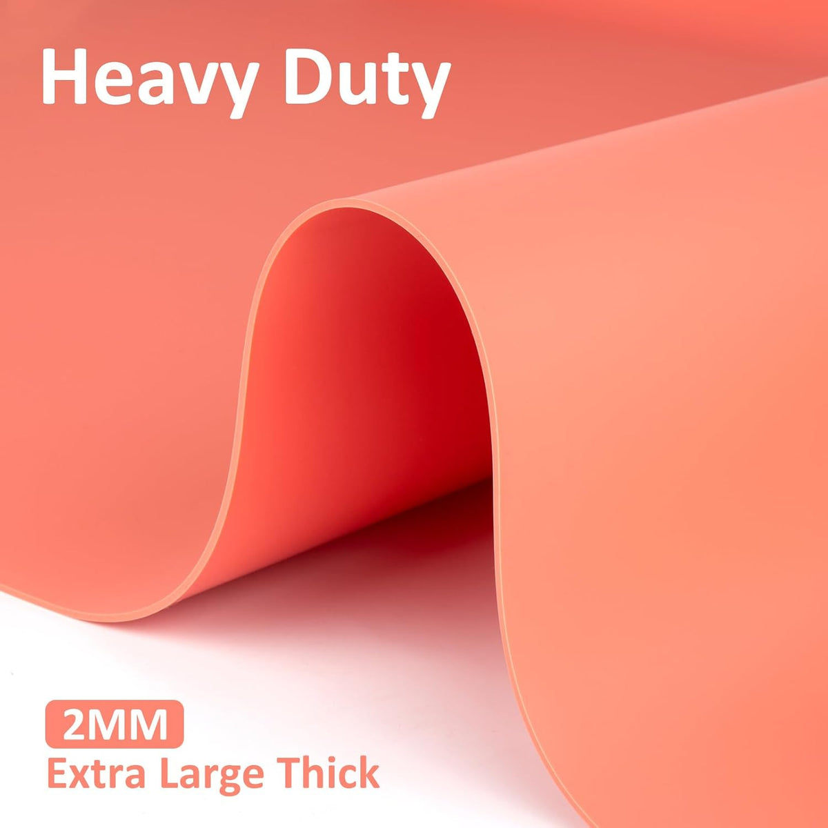 Silicone Mat Heat Resistant Mats for Countertop, Large Silicone Mats for Kitchen Counter Crafts Workbench Table, Size 48x24 inches Thick 2mm